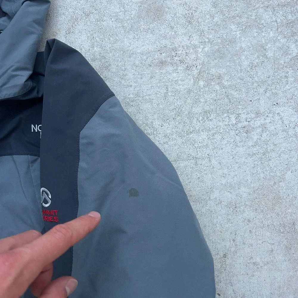 The North Face Summit Series Jacket XL Grey Black Gore-Tex XCR Vintage Gorpcore